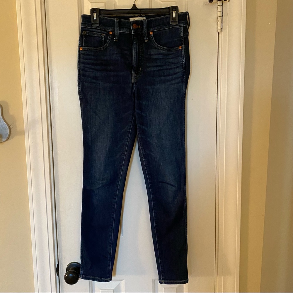 Madewell 10” high rise skinny jeans